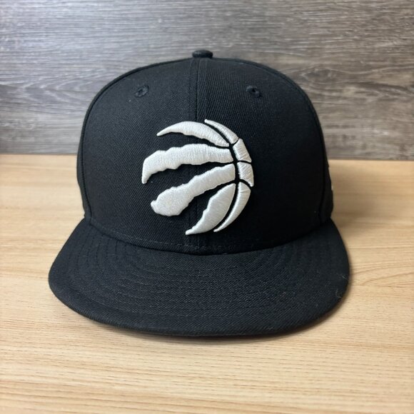 Toronto Raptors Hat Cap Snapback Black White Claw Logo NBA Basketball New Era - Picture 1 of 11